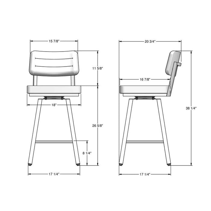 Tabouret Amisco Phoebe