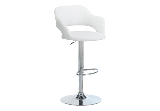 Tabouret Monarch Vinyle blanc