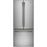 Réfrigérateur GE Profile porte française avec congélateur en bas 21 Pi. Cu. - PNE21NYRKFS - Écofrais inclus