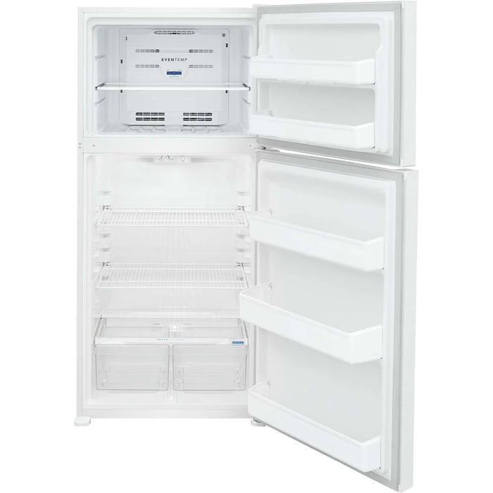 Réfrigérateur Frigidaire avec congélateur en haut 18 Pi. Cu. - FFTR1814WW - Écofrais inclus