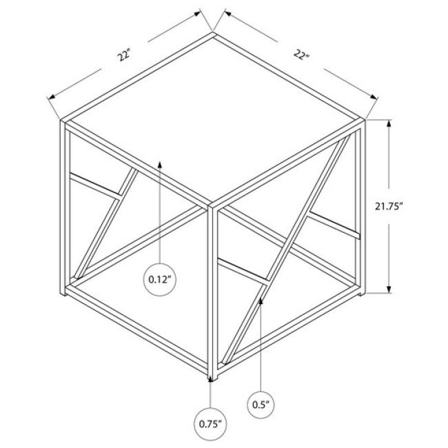 Table de salon Monarch I3396