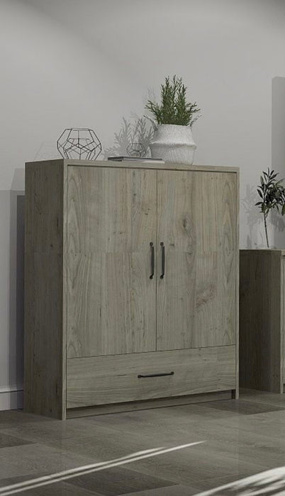 Commode à porte MEQ 9248CP grisaille