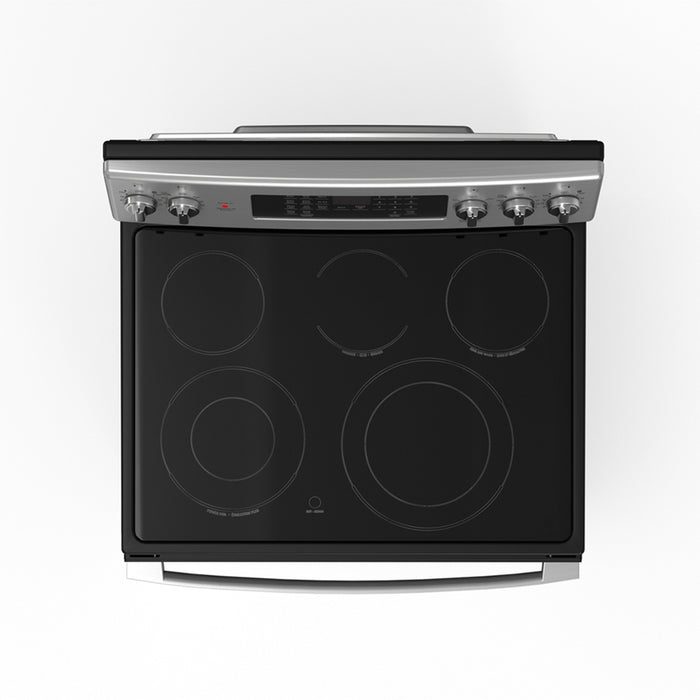 Cuisinière GE Stainless électrique avec four à convection et friture a air sans préchauffage - JCB840STSS