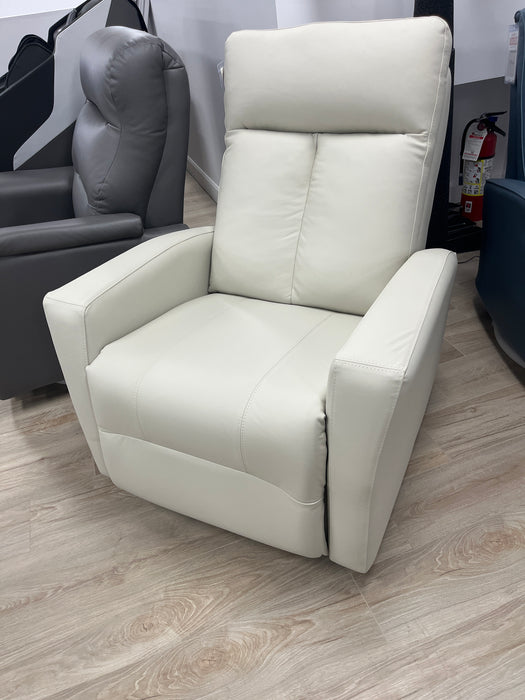 Fauteuil Elran electrique avec support lombaire cuir combo avec défauts