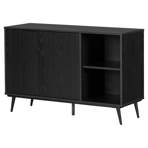 Meuble de rangement noir 16707