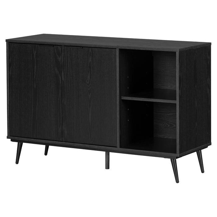 Meuble de rangement noir 16707