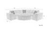 Sectionnel Edgewood 2357 sans le Pouf