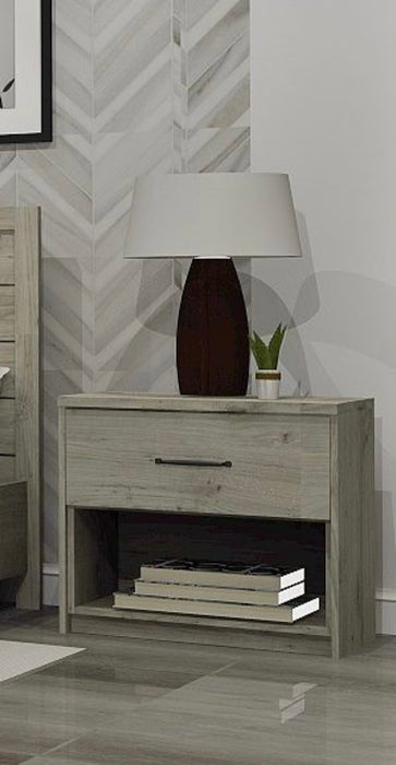 Table de nuit MEQ 9248TN grisaille