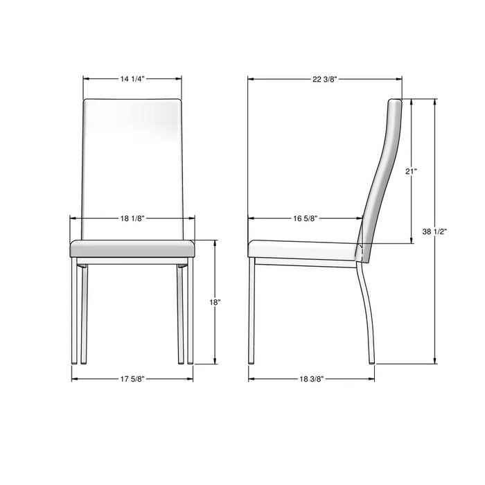 Chaise Amisco Curve