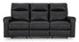 Sofa Ashley Axtellton Électrique Simili cuir noir