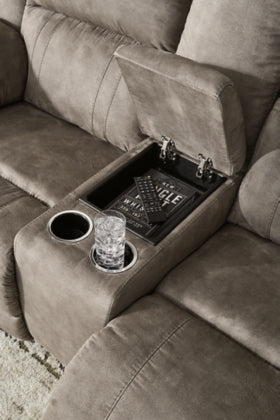 Causeuse Ashley Laresview avec console 3720394C