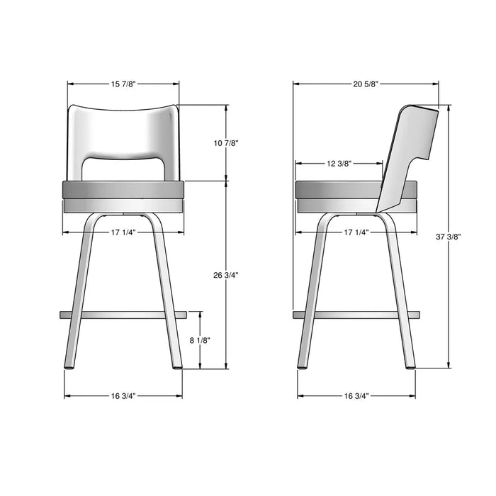 Tabouret Amisco Brock