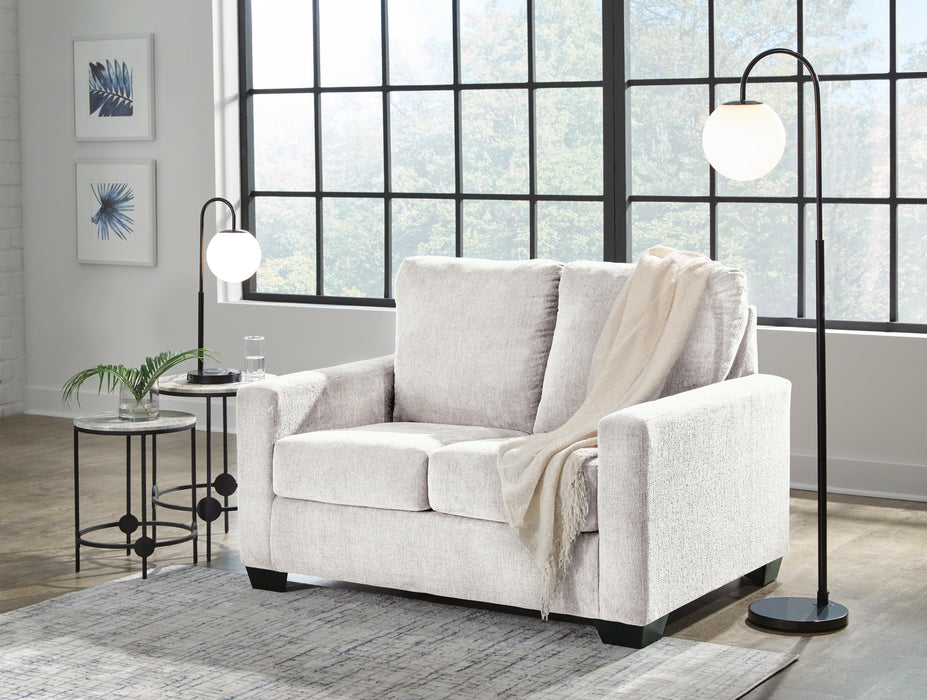 Canapé-lit simple (sofa sleeper) Ashley Rannis, neige (Snow) 5360337
