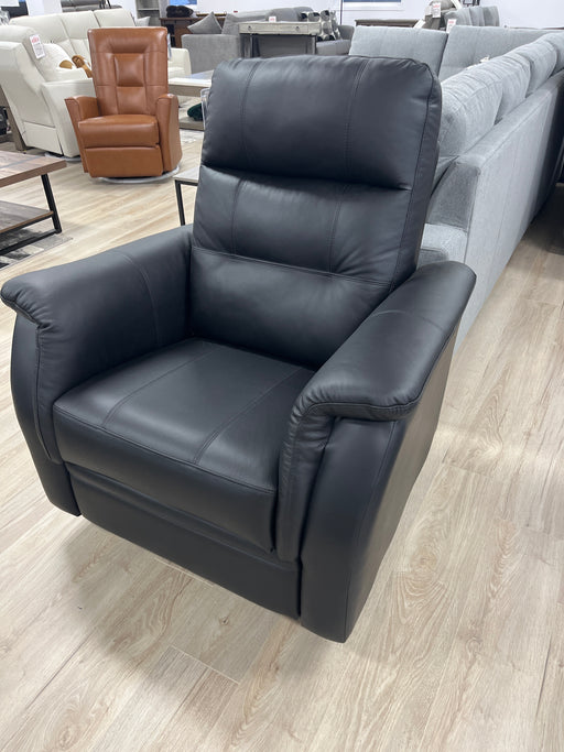 Fauteuil Elran Milano inclinable pivotant cuir combo noir