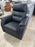 Fauteuil Elran Milano inclinable pivotant cuir combo noir