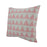 Coussin rose et blanc