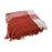 Jeté carreaux blancs/rouges