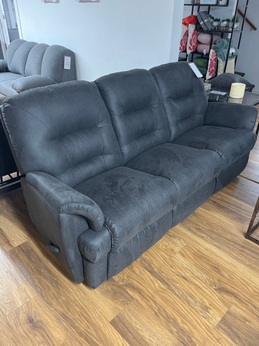 Sofa Elran inclinable tissu gris foncé