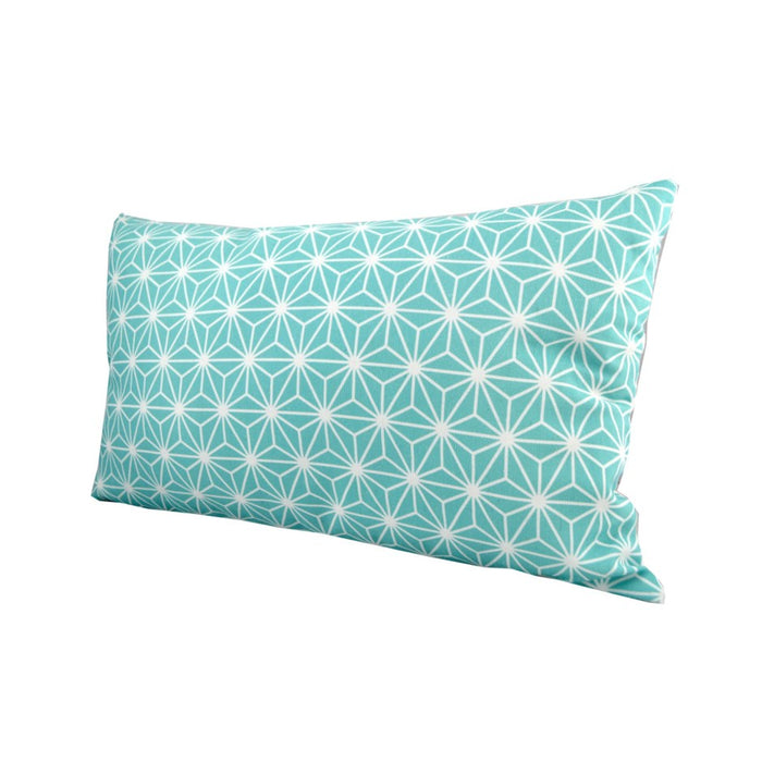 Coussin bleu motif étoiles
