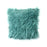 Coussin bleu aspect mouton