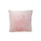 Coussin faux lapin rose