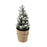 Sapin vert neige base kraft