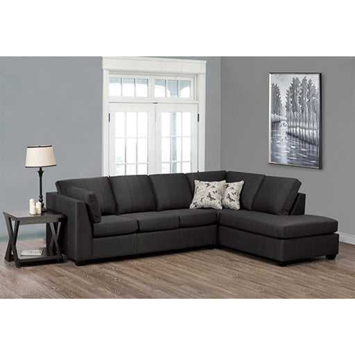 Sectionnel Sofa By Fancy 9830 gris Foncé