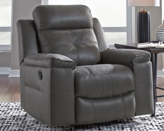 Fauteuil Ashley Jesolo tissu gris Inclinable