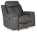 Fauteuil Ashley Jesolo tissu gris Inclinable