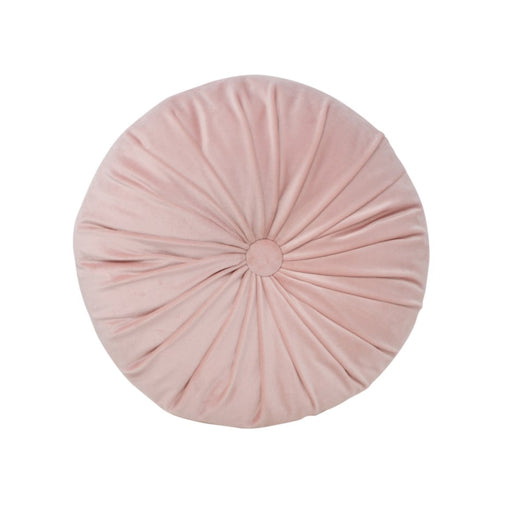 Coussin rond rose