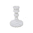 Chandelier en verre blanc
