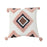 Coussin texturé losange rose