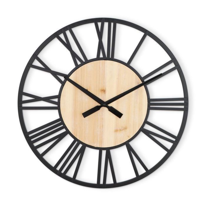 Grande horloge centre bois