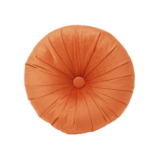 Coussin rond orange