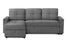 Sofa Récamier Monarch divan-lit gris