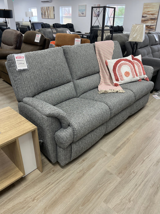 Sofa Elran inclinable tissu gris
