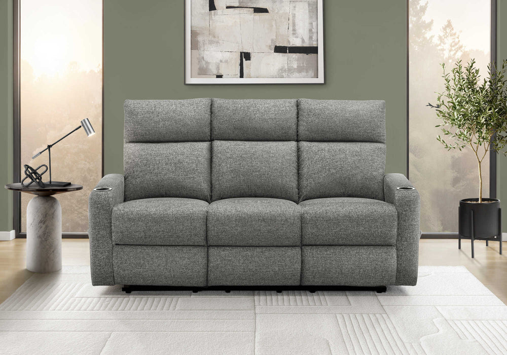 Sofa inclinable – porte-gobelets, gris Jialian # CB0019 Monarch 8M13019
