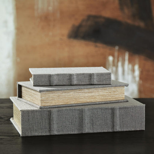 Boîtes décoratives Ashley Jolina grises 3pcs