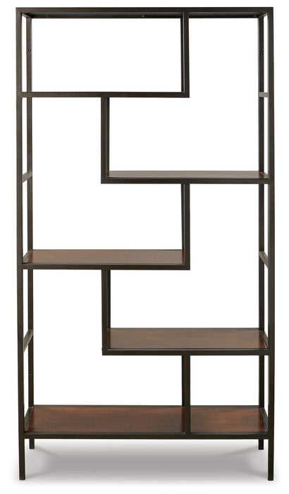 Bibliothèque Ashley Frankwell noir/brun