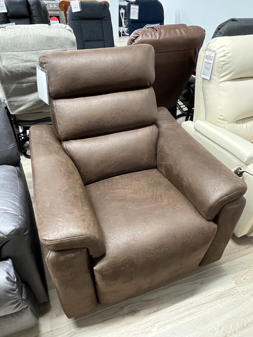Fauteuil Elran tissu brun