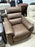 Fauteuil Elran tissu brun