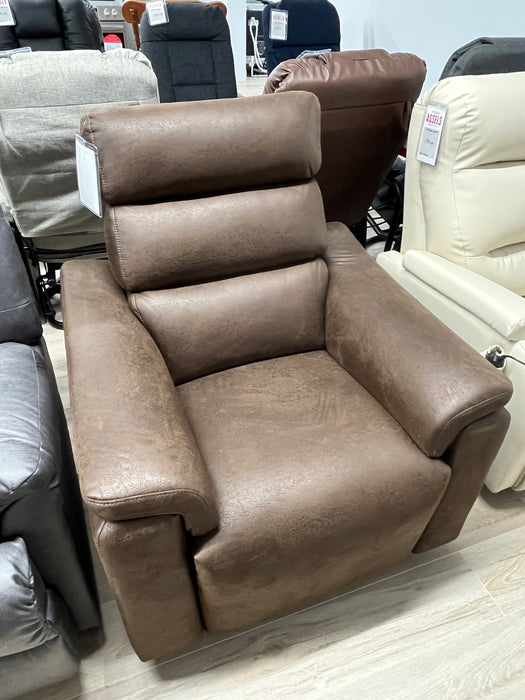 Fauteuil Elran tissu brun