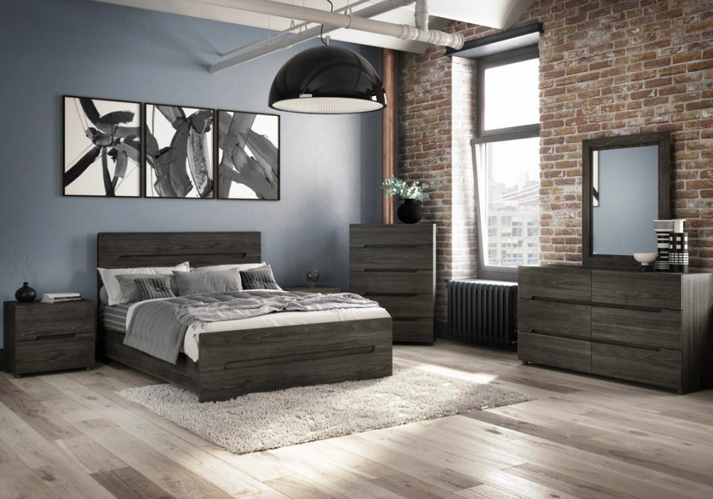 Ensemble chambre à coucher MEQ 7882 ardoise 8pcs