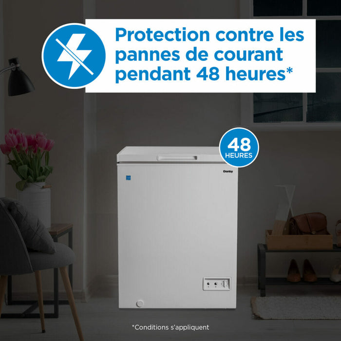 Congélateur coffre Danby de 5.0 pi.cu. - DCF050A5WDB - Écofrais inclus