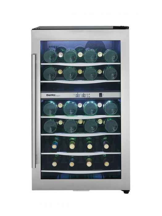 Refroidisseur à vin Danby 38 bouteilles en acier inoxydable - DWC040A3BSSDD