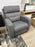Fauteuil Elran en tissu gris