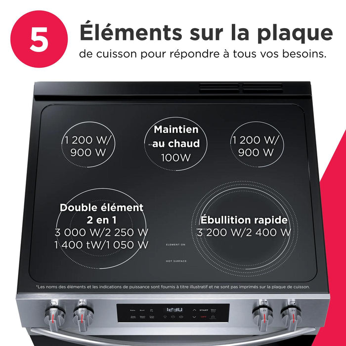 Cuisinière Frigidaire encastrable - FCFE308CBS