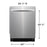 Lave-vaisselle Frigidaire Stainless - FDSH4502BF