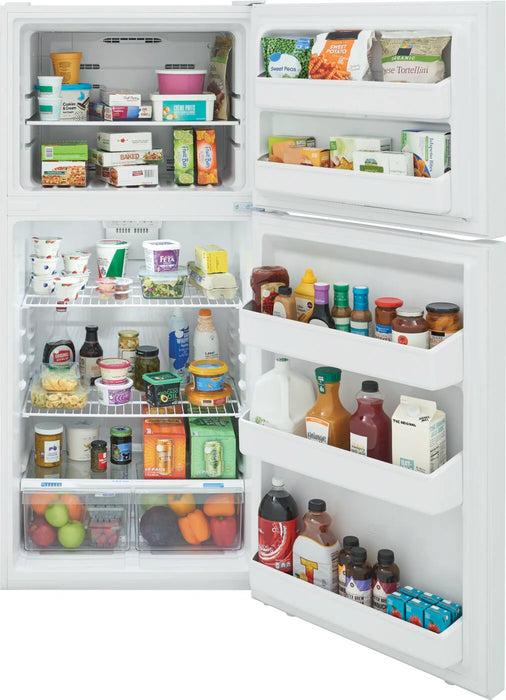 Réfrigérateur Frigidaire avec congélateur en haut 18 Pi. Cu. - FFHT1814YW - Écofrais inclus