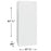 Congélateur Vertical Frigidaire convertible  13 Pi. Cu. - FFUE1326AW - Écofrais inclus